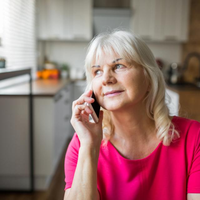Woman on the phone