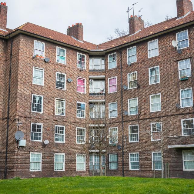 Council housing flats