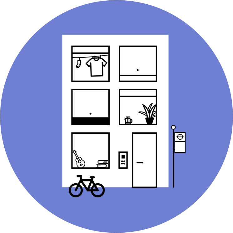 Icon depicting Urban Progressives as a segment of the voting public